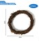 6 Pcs 10 Inch Natural Grapevine Wreaths frame, Vine Branch Wreath, Rattan Wreath for DIY Craft, Front Door Wall Hanging, Wedding and Party Decors